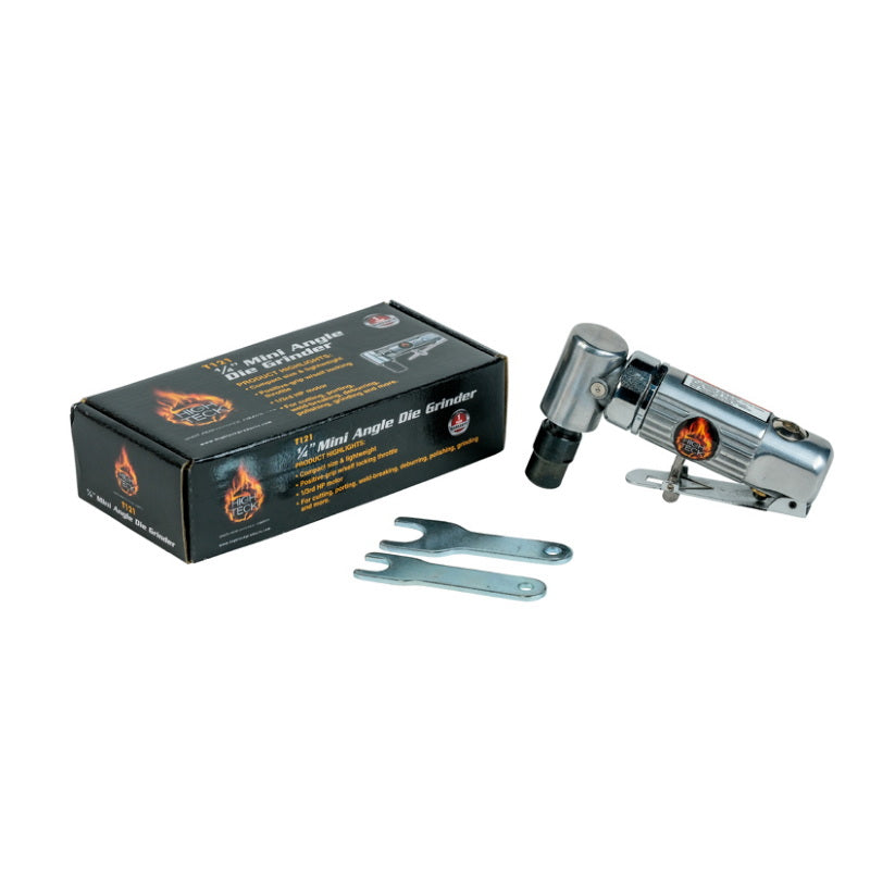 High Teck Products High Teck T121 Mini Angle Die Grinder, 1/4 in Collet, 5 in L, 1/3 hp, 20000 rpm