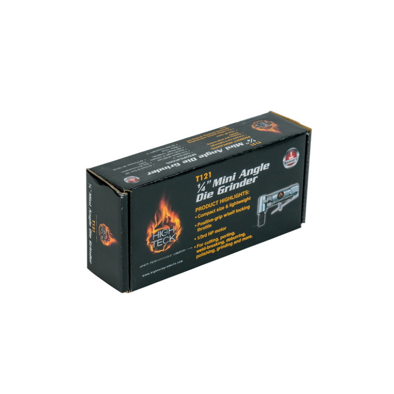 High Teck Products High Teck T121 Mini Angle Die Grinder, 1/4 in Collet, 5 in L, 1/3 hp, 20000 rpm — view 3