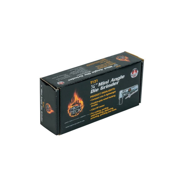 High Teck T121 Mini Angle Die Grinder, 1/4 in Collet, 5 in L, 1/3 hp, 20000 rpm — view 2
