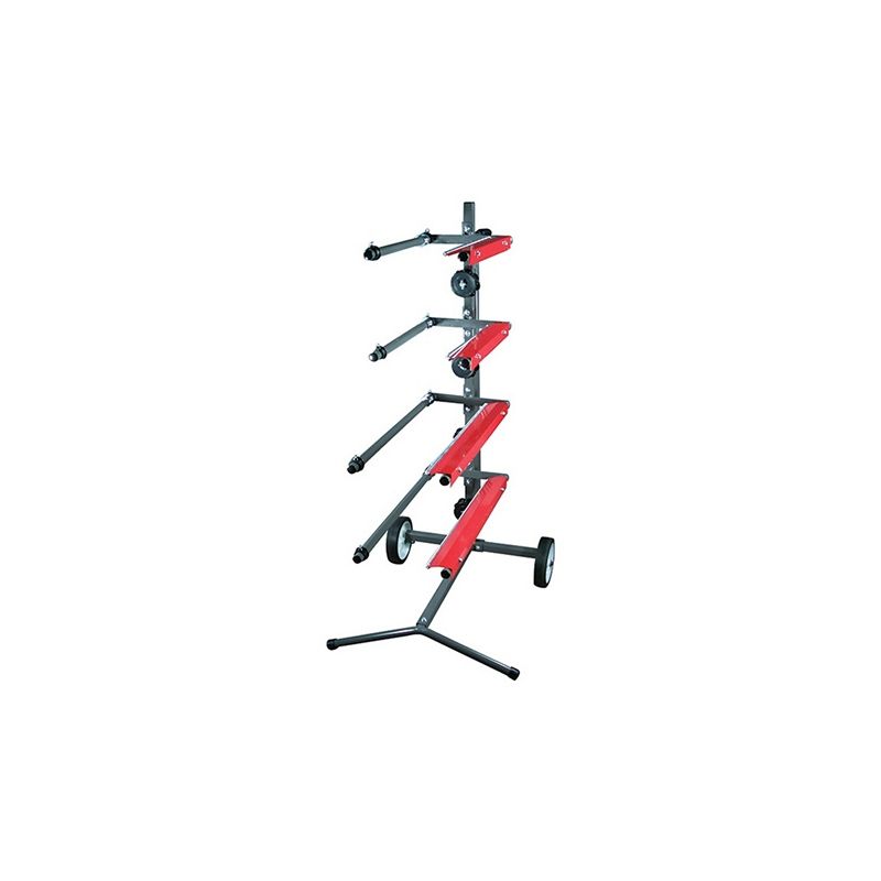 T417 Tree Masking Station Holds Four 18 in Paper Rolls and Four Tape Rolls