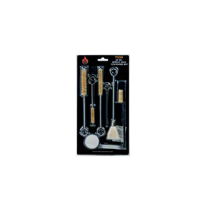 High Teck T550 Spray Gun Cleaning Kit, 12 Components, Use With: HVLP and Conventional Systems