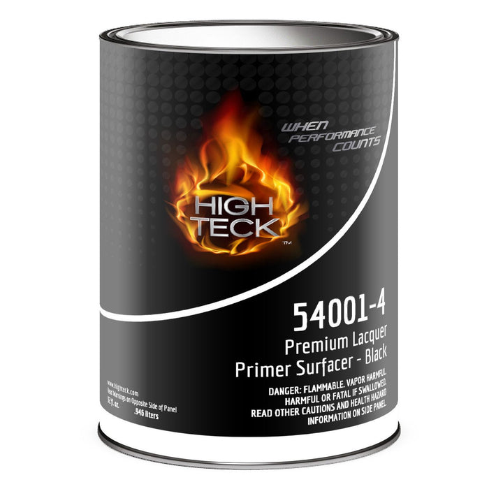 High Teck Products High Teck 54001-4 Premium Lacquer Primer Surfacer Black — view 2