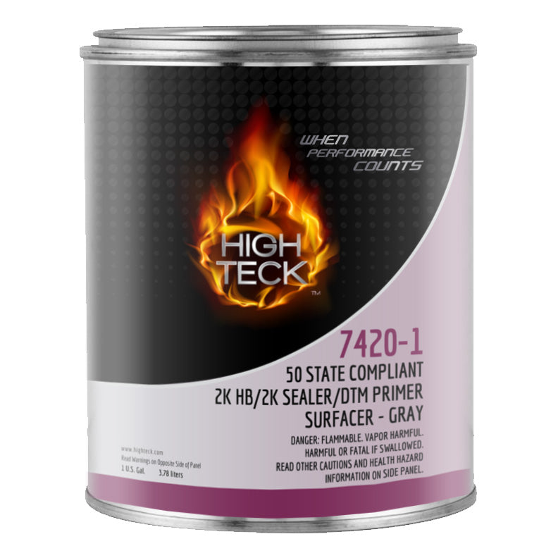 High Teck Products High Teck 7420-1 2K HIGH BUILD & SEALER GRAY URETHANE PRIMER