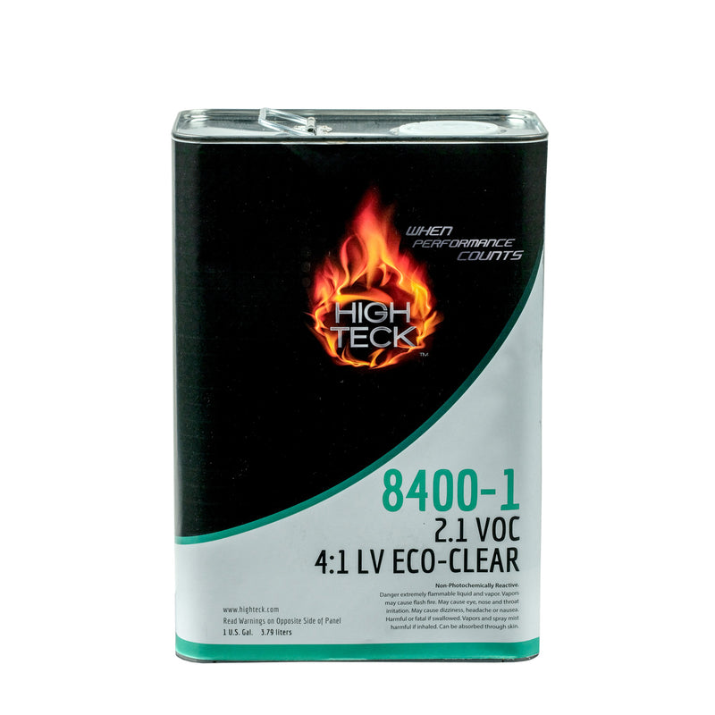 High Teck Products High Teck 8400-1 Eco Clear 4:1, 2.1 VOC, High Gloss, Flexible, Gallon