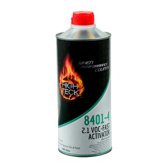 High Teck 8401-4 Fast Activator - Quart, Pairs with Eco Clear for High-Gloss Low-VOC Finish