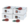 High Teck Products High Teck 350-25 R-Style Disc, 3 in Dia, 50 Grit, Aluminum Oxide, Polymer Backing — 50
