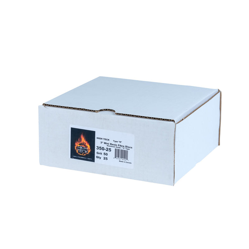 High Teck Products High Teck 350-25 R-Style Disc, 3 in Dia, 50 Grit, Aluminum Oxide, Polymer Backing — view 4