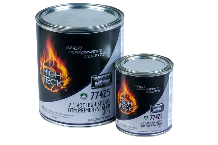 High Teck Products High Teck 77425-4 High Solids Primer/Sealer, 1 qt, Gray, 2.1 lb/gal VOC, 4:1 Mixi — view 5
