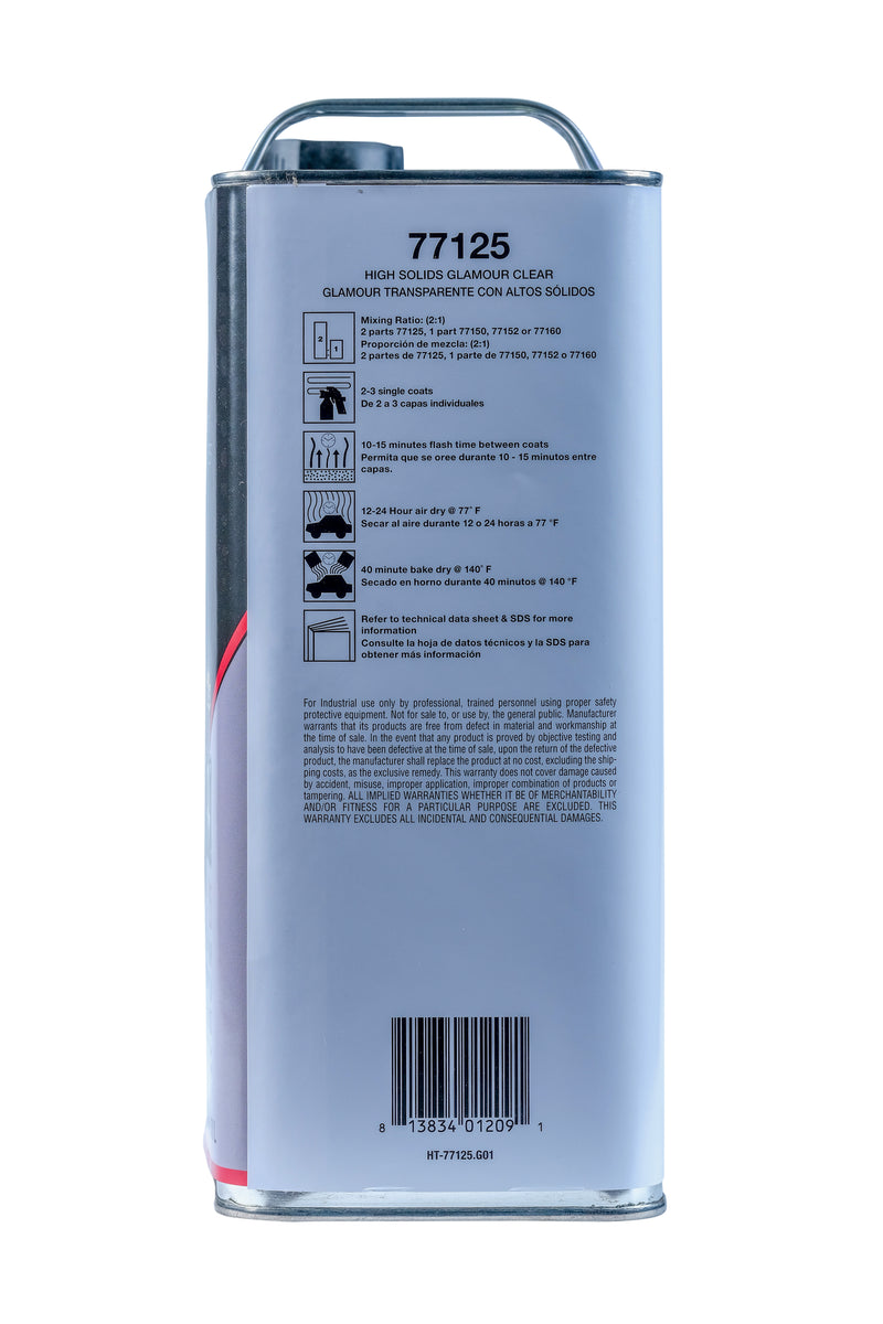 High Teck Products High Teck 77125-1 High Solids Glamour Clear, 1 gal, Clear, Liquid, 4.3 lb/gal VOC — view 2