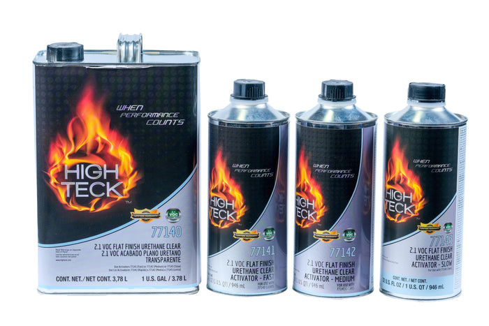 High Teck Products High Teck 77140-12.1 VOC FLAT FINISH CLEAR