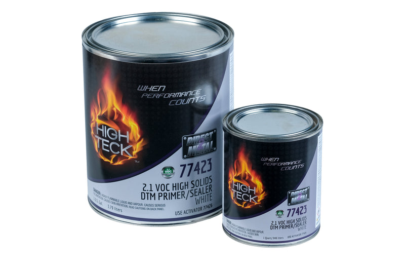 High Teck Products High Teck 77423-4 High Solids Primer/Sealer, 1 qt, White, 2.1 lb/gal VOC, 4:1 Mix — view 5