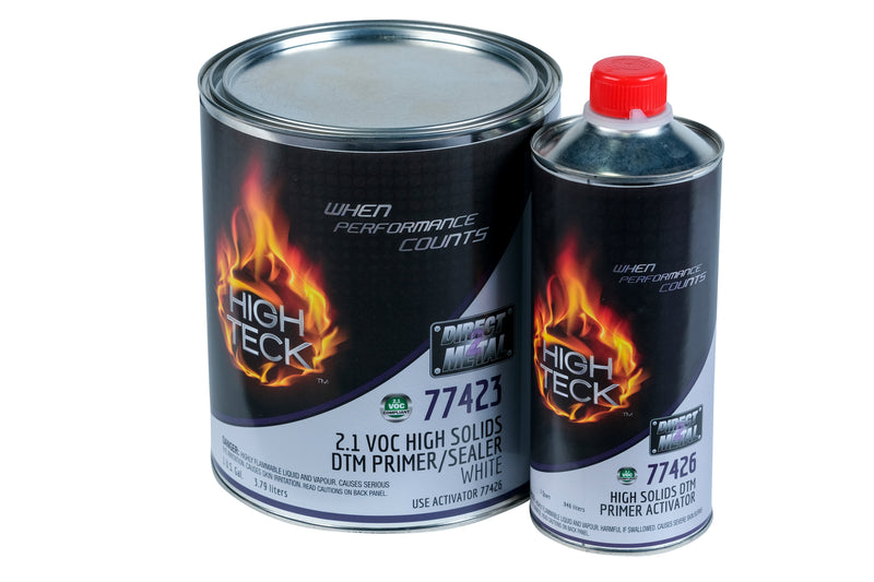 High Teck Products High Teck 77423-4 High Solids Primer/Sealer, 1 qt, White, 2.1 lb/gal VOC, 4:1 Mix — view 6
