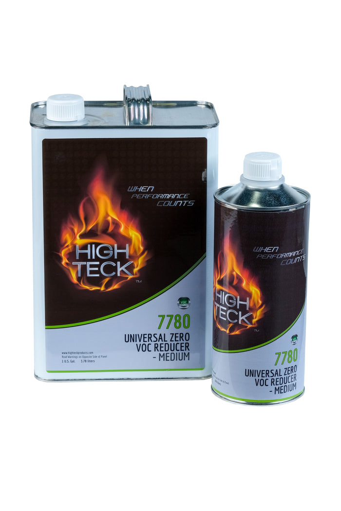 High Teck 7780-4 Universal Medium Zero VOC Urethane Reducer, 1 qt, Clear, Liquid