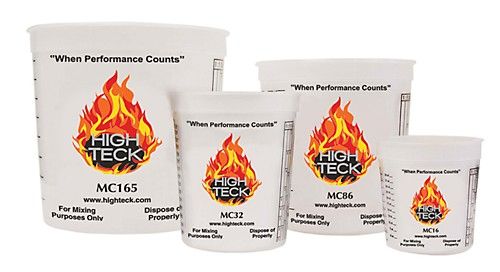 High Teck MC16 1 pt Polypropylene Mixing Cup — view 2