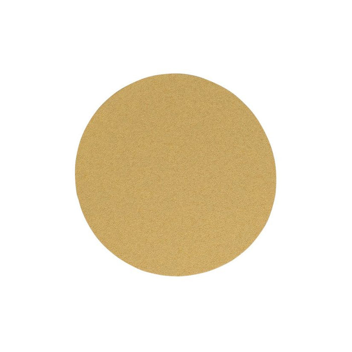 High Teck G6080 Premium Sanding Disc, 6 in Dia, P80 Grit, Aluminum Oxide, Resin Backing, Gold, Grip