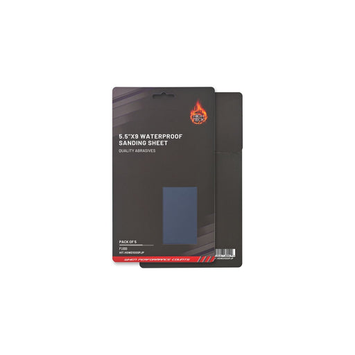 High Teck Products High Teck (5 pcs pack) 5.5"X9" WATERPROOF SANDING SHEET P1000