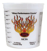 High Teck Products High Teck MC86 Mixing Cup, 2.5 qt, Polypropylene — view 4