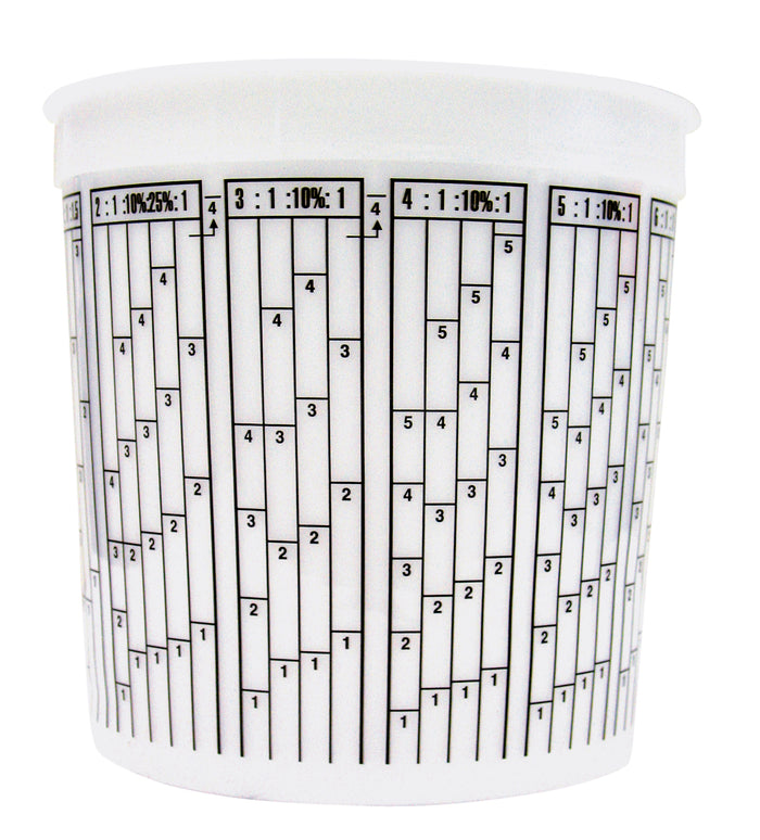 High Teck MC16 1 pt Polypropylene Mixing Cup — view 3