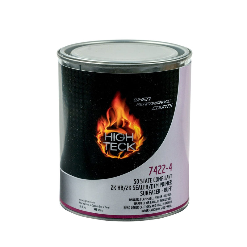 7422-4 Buff Urethane 2K High Build Primer/Sealer Quart