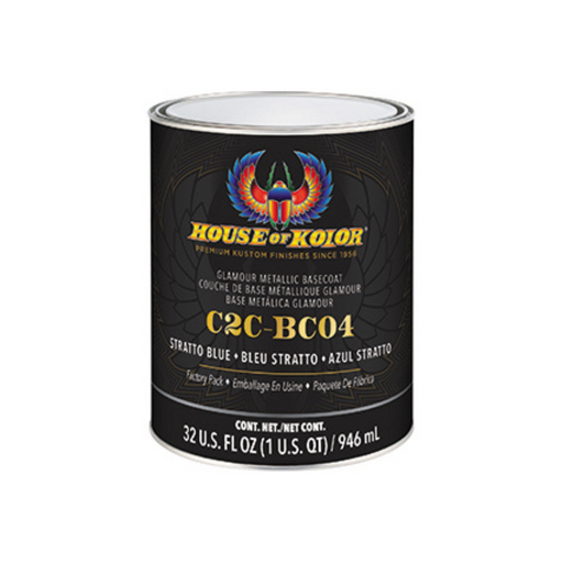 House of Kolor OF KOLOR SHIMRIN C2C-BC04-Q01 C2C Glamour Metallics Series Universal Basecoat, 1 qt C