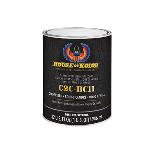 House of Kolor OF KOLOR SHIMRIN C2C-BC11-Q01 C2C Glamour Metallics Series Universal Basecoat, 1 qt C