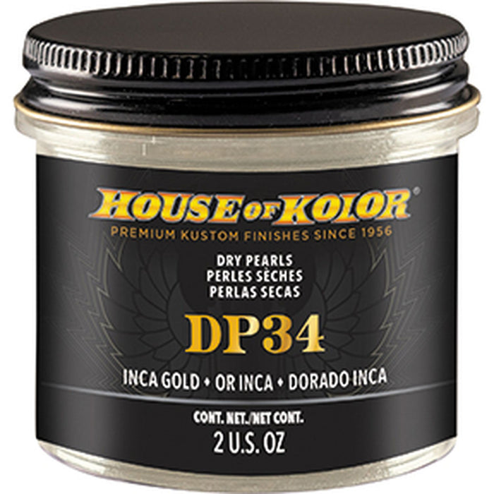 House of Kolor OF KOLOR DP34-C01 DP Series Dry Pearl, 2 oz Can, Inca Gold