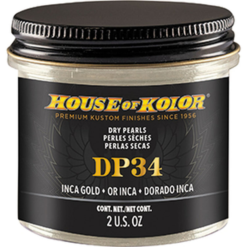 House of Kolor OF KOLOR DP34-C01 DP Series Dry Pearl, 2 oz Can, Inca Gold
