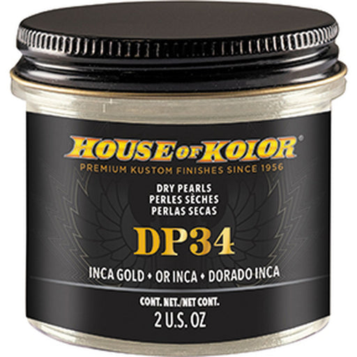 House of Kolor OF KOLOR DP34-C01 DP Series Dry Pearl, 2 oz Can, Inca Gold