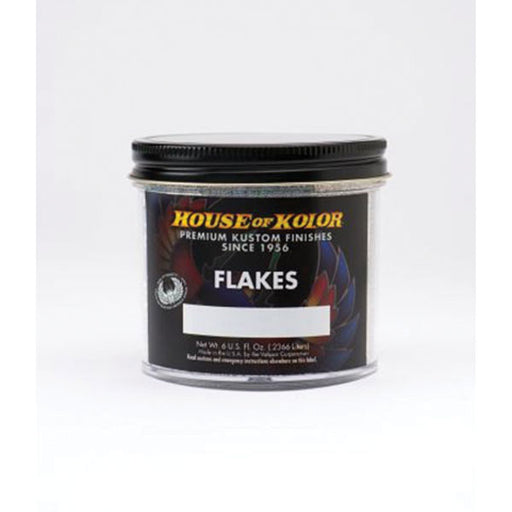 House of Kolor OF KOLOR F15-C01 F Series Dry Flake, 6 oz Can, Silver, 1/64th Hex