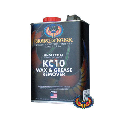 OF KOLOR KC10-G00 Wax and Grease Remover, 1 gal Can, Clear, 6.5 lb/gal VOC