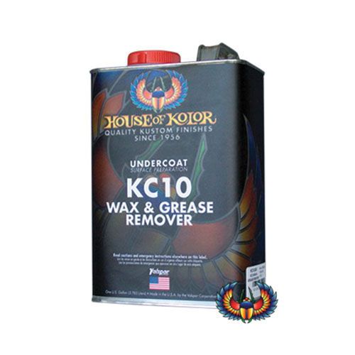 House of Kolor OF KOLOR KC10-G00 Wax and Grease Remover, 1 gal Can, Clear, 6.5 lb/gal VOC