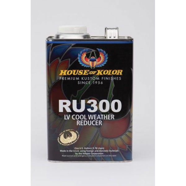 House of Kolor OF KOLOR RU300-G00 VOC Exempt Reducer, 1 gal Can, 70 to 85 deg F