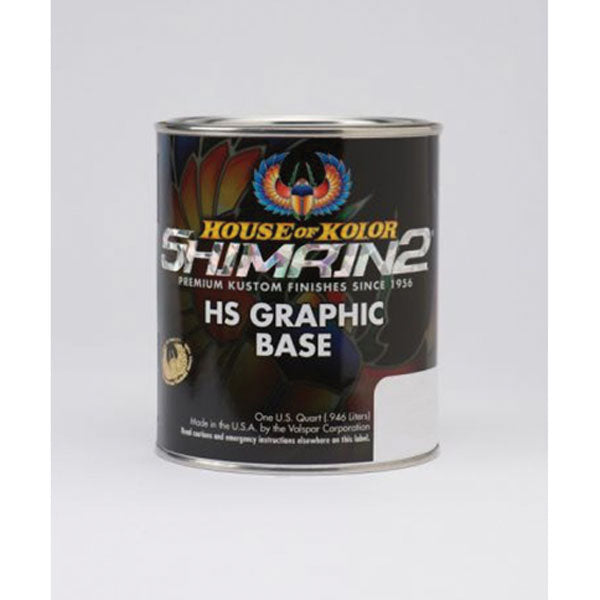 House of Kolor OF KOLOR SHIMRIN SG104-Q01 Solid Graphic Series Universal Basecoat, 1 qt Can, Euro Re