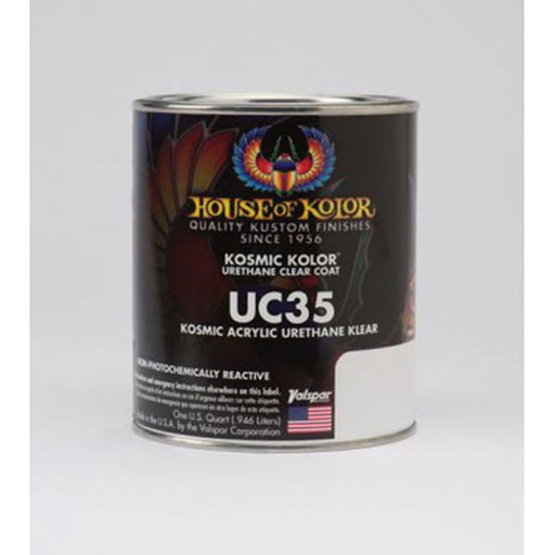 House of Kolor OF KOLOR Kosmic Kolor UC35-Q01 Topcoat Clearcoat, 1 qt Can