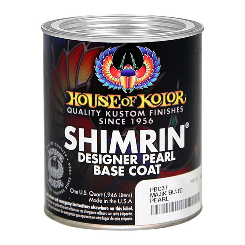 C2C-PBC37-Q01 Majik Blue Designer Pearl Universal Basecoat 1 qt Can