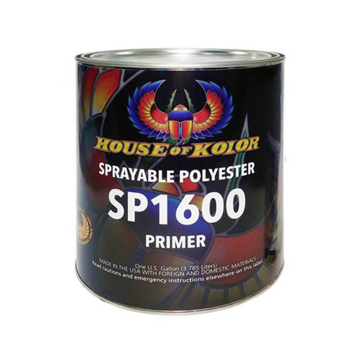 House of Kolor OF KOLOR SP1600-G01 Sprayable Polyester Primer, 1 gal Can, Gray, 1:1/2 Mixing