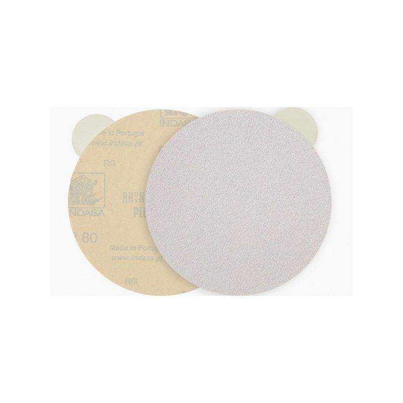 1060-800 Rhynostick Plus Line 6 in 800 Grit Aluminum Oxide PSA Sanding Disc, White
