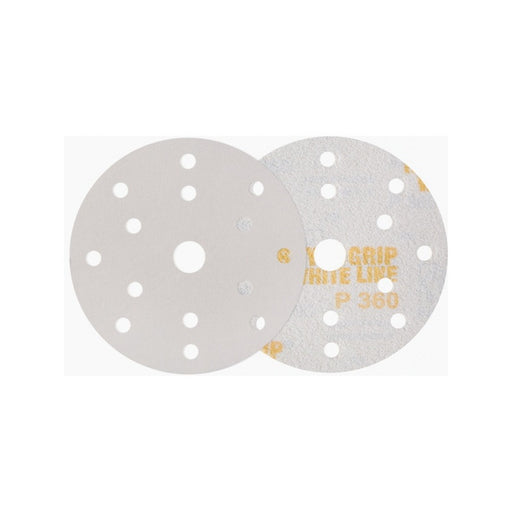 Indasa USA, Inc 395516 32 Rhynogrip White Line Abrasive Solid Disc, 3 in Dia, 320 Grit