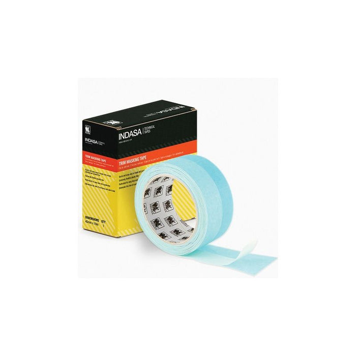Indasa USA, Inc 566329 Perforated Trim Masking Tape, 10 m L x 45 mm W, Blue — view 2