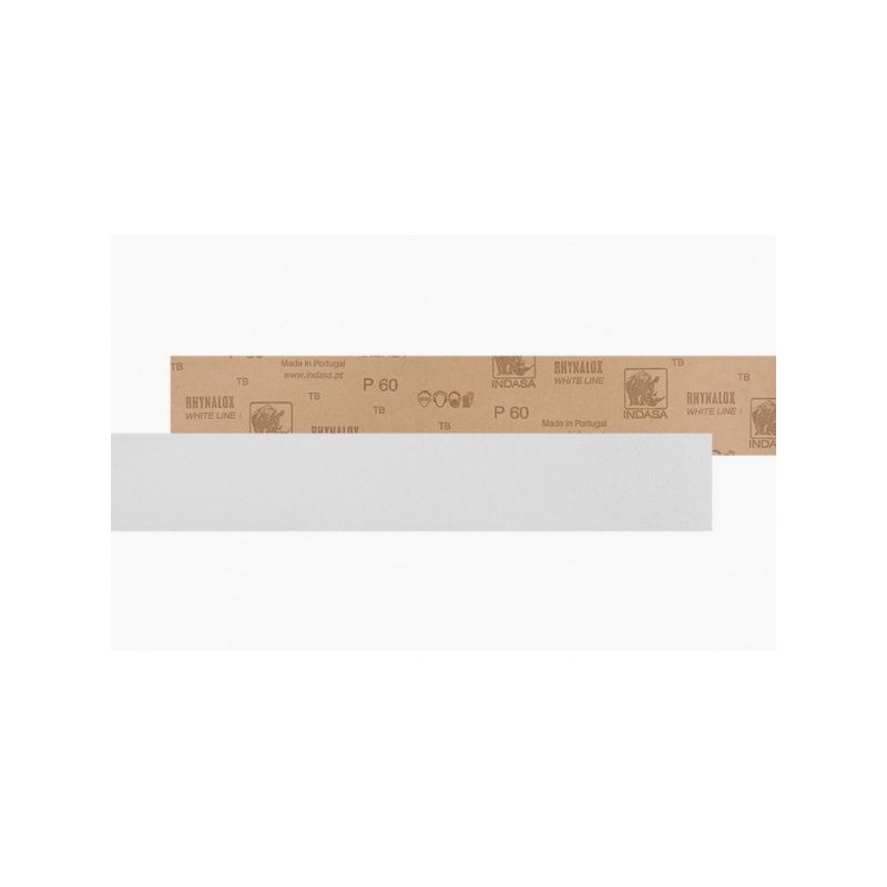 90-100 White Line File Board Strip 100 Grit 17-1/2 in x 2-3/4 in Paper Backing
