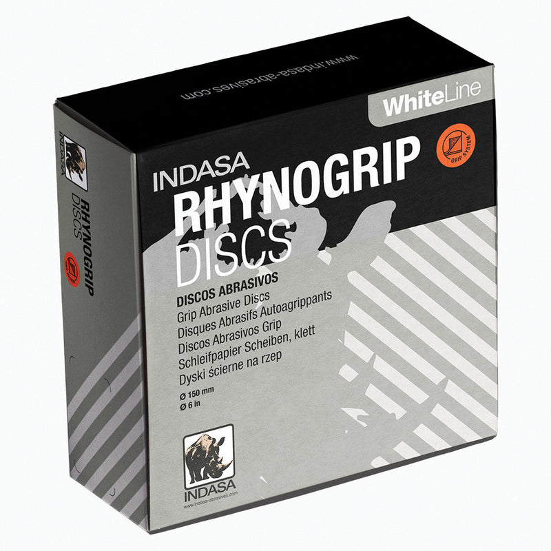 92-220R 92, Rhynogrip White Line File Paper Roll, 2-3/4 in W x 27-1/2 yd L, 220 Grit