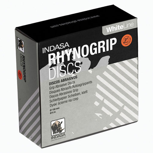 Indasa USA, Inc 92-220R 92, Rhynogrip White Line File Paper Roll, 2-3/4 in W x 27-1/2 yd L, 220 Grit
