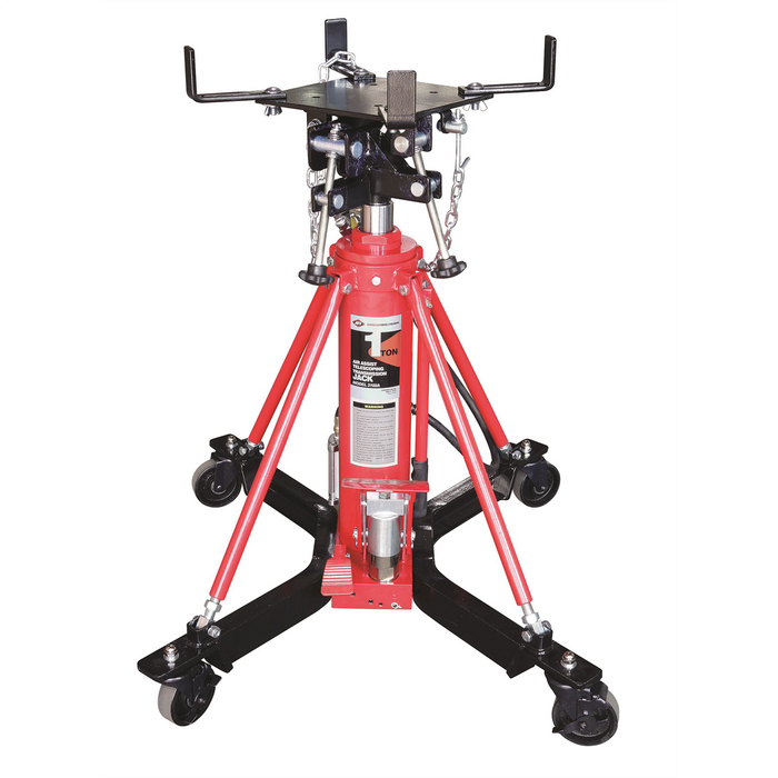 American Forge & Foundry - Transmission Jack - Hydraulic - Telescopic - Two Stage - 2,000 Lbs. Capac