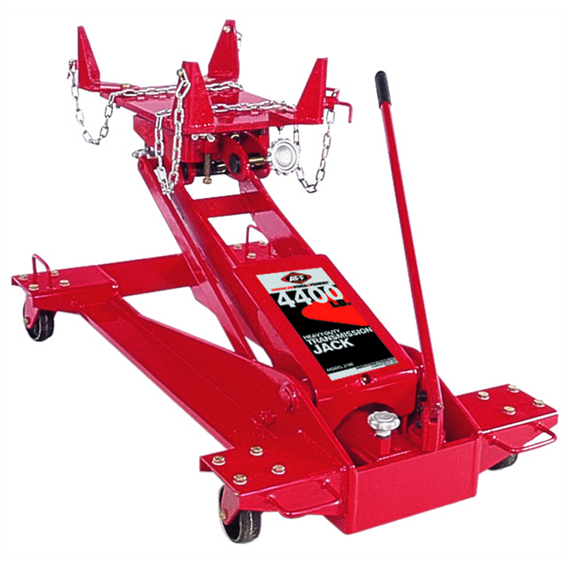 American Forge Transmission Jack 3180A Hydraulic Floor Style with Tool Trays