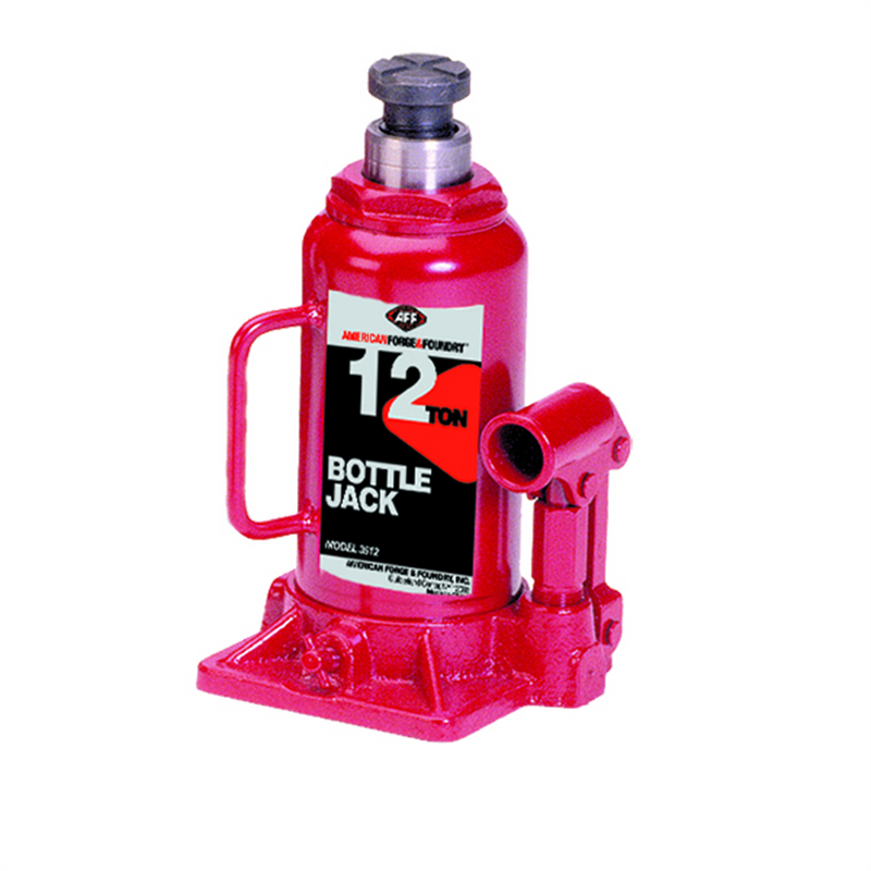 American Forge Bottle Jack 3512 - 12 Ton Manual Heavy-Duty Jack for Shop and Field Use