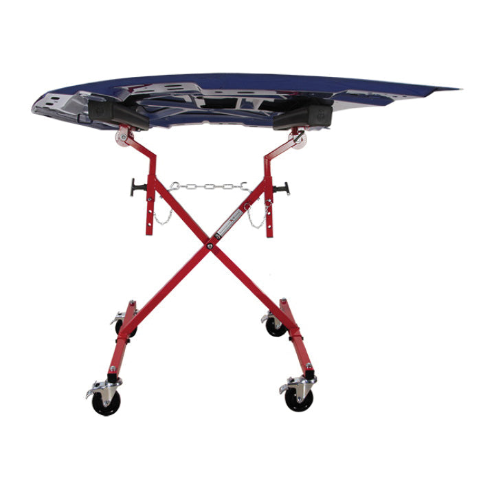 Innovative Tools X-Stand I-XS Mobile Scissor Stand, 30 in W x 28 in D x 37 in H, 125 lb Load — view 9