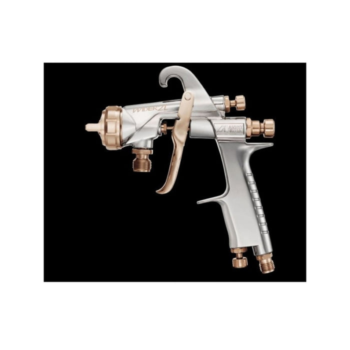 ANEST IWATA 21012 WIDER2L Large HVLP Pressure Feed Spray Gun, 1.4 mm, 0.2 Mpa Atomizing Air, 470 Lpm, Ergonomic Handle