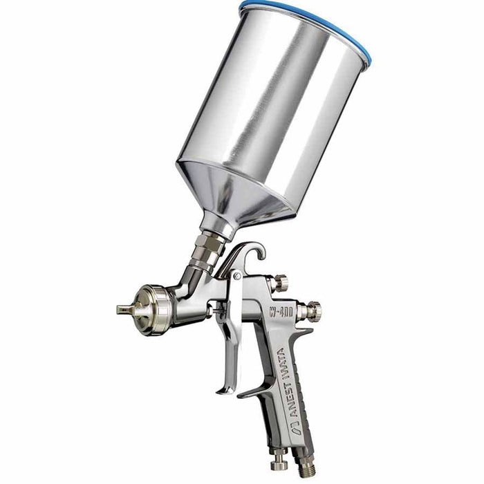 Anest Iwata IWATA 4755 W400-LV Classic Plus Series Compliant Gravity Feed Spray Gun, 1.3 mm Nozzle