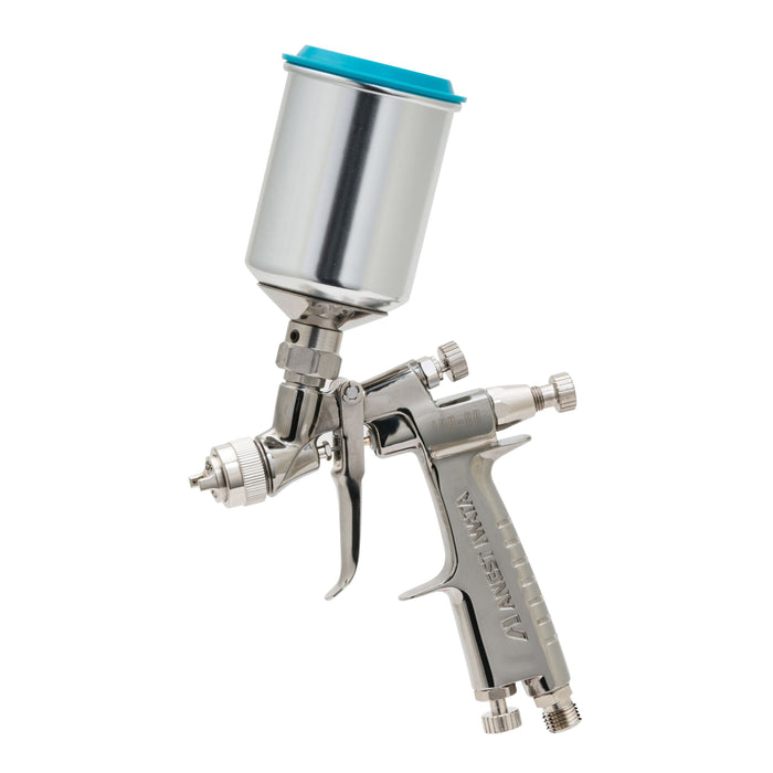 Anest Iwata IWATA 4926 LPH80 Series HVLP Gravity Feed Miniature Spray Gun with Cup, 1 mm Nozzle, 150 — view 2