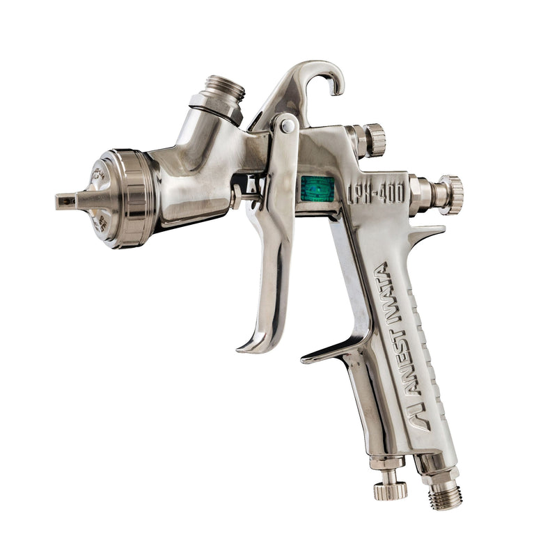 IWATA 5550 LPH400-LV Classic Plus Series HVLP Gravity Feed Spray Gun, 1.4 mm Nozzle